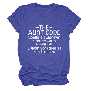 Detail of purple cotton blend t-shirt featuring rolled cuffs and white printed slogan