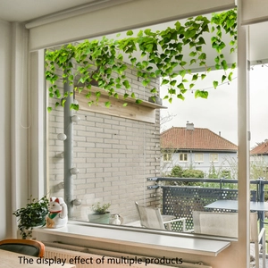 Autocollants de feuilles de lierre artificielles pour décoration de fenêtres
