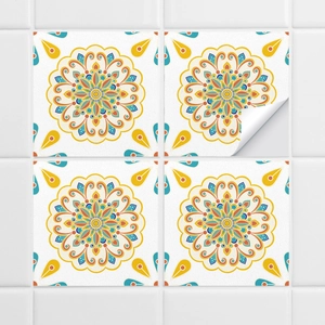 Adesivi murali vintage mandala autoadesivi per decorare cucina e balcone di casa