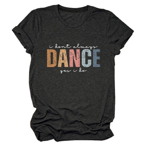 Close-up of retro letter print and rolled cuffs on dark grey casual cotton t-shirt