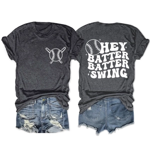 T-shirt femme baseball et short en jean, ensemble de tenue style décontracté