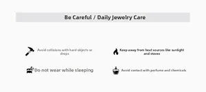 Care guide for jewelry showing maintenance tips for long-lasting earrings