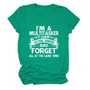 Detail of green multitasker t-shirt showing soft knitted texture and sleeve folding