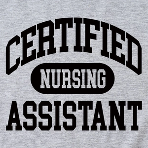 Certified Nursing Assistant T-Shirt Women Casual Cotton Blend Short Sleeve Crew Neck Loose Graphic Tee Summer Top