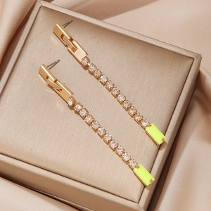 Boucles D'oreilles Pendantes À Pompon En Alliage Avec Pendentif Géométrique En Cœur De Künstliche Perle D'imitation Pour Femmes