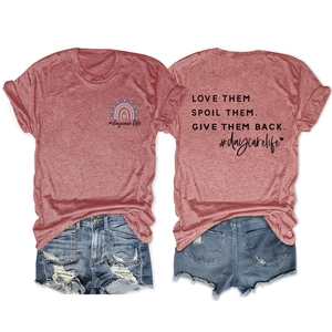 Damen Kurzarmshirt mit Rückenprint und zerrissene Denim Shorts im Freizeitlook Set