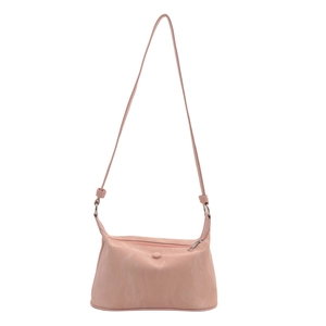 Sac sous les bras rose léger à grande capacité avec un design minimaliste