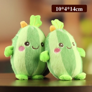 Plüsch-Wassermelone Spielzeug Anhänger mit Stickerei und 10x4x14cm Größenangabe