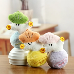 Simpatico Portachiavi in Peluche a Forma di Cibo e Verdura Ciondolo Borsa Mascotte Fortunata Morbido Peluche per Zaino Regalo per Donna Ragazza