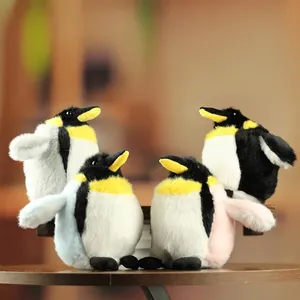Cute Penguin Plush Keychain Soft Stuffed Animal Doll Bag Hanging Pendant Decoration Birthday Gift For Kids Boys Girls