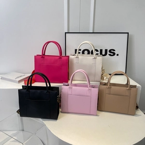 Sac Fourre-tout en Cuir PU pour Femme avec Bandoulière Large à Motif Sac à Bandoulière Décontracté pour le Travail
