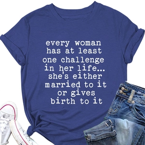 Flat lay of a blue cotton T-shirt with vintage typewriter print and white sneakers