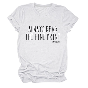 T-shirt blanc à col rond à plat avec impression humoristique 'I'M PREGNANT'