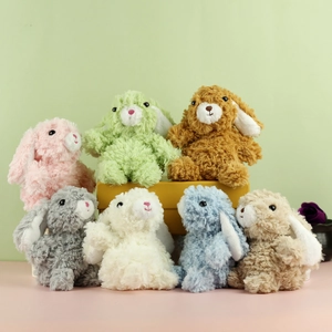 Simpatico Portachiavi in Peluche a Forma di Coniglio Ariete Morbido Pupazzo di Coniglietto Ciondolo per Zaino Chiavi Regalo per Bambini Ragazze Donna