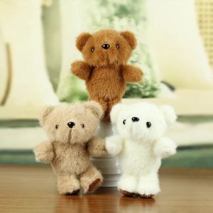 Süßer Teddybär Plüschtier Schlüsselanhänger Mini Kuscheltier Bär Anhänger Für Tasche Rucksack Ornament Geschenk Für Kinder Damen