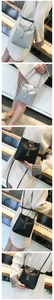 Detailed view of mini crossbody bag featuring a silver deer pendant and magnetic flap closure