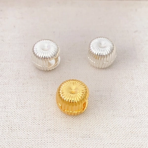 Fashion Hoop Earrings Brass Firework Brushed Texture Double Sided Ear Buckle Minimalist Jewelry For Women Gold Plated