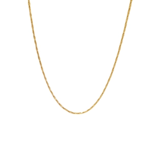 Collier minimaliste en acier titane plaqué or 18K, chaîne torsadée pour bijoux DIY