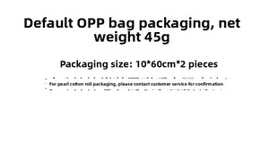 Technical specifications for EPE foam rod set, 10x60cm, 2PCS in OPP bag, 45g weight