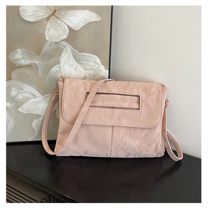 Sac Cabas Femme en Cuir PU Plissé Grande Capacité Sac à Épaule Minimaliste Avec Poignée Ajourée Sac Bandoulière Mode