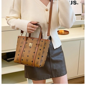 Sac seau marron rétro à motifs d'ours, sac à main élégant avec bandoulière réglable