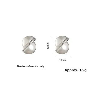 Spécifications de taille pour boucles d'oreilles demi-dôme avec dimensions précises