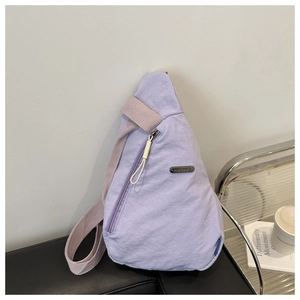 Mode Nylon Brusttasche Für Damen Herren Leichte Dreieck Sling Umhängetasche Verstellbarer Gurt Casual Reise Schultertasche