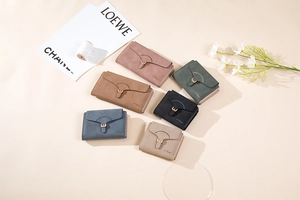 Detailed collection of elegant matte PU leather wallets in diverse colors and sizes