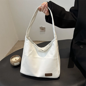 Sac Fourre-Tout Minimaliste Grande Capacité En Cuir PU Souple Sac À Épaule Hobo Sac À Main Pour Femmes Quotidien