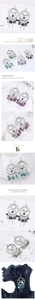 Detailed view of bohemian tassel earrings with shell charms and multi-colored resin beads