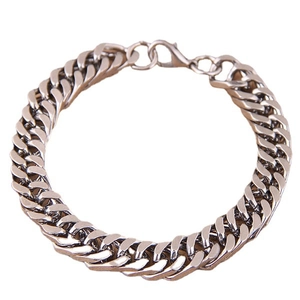 Chunky Cuban Link Bracelet For Men And Women Alloy Rhinestone Hip Hop Punk Multi Layer Geometric Jewelry Charm
