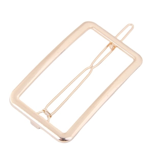 Pinces à Cheveux Alliage Minimaliste Géométrique Étoile Chat Ovale Formes Or Argent Barrettes Femmes Filles