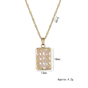 Élégant collier doré avec pendentif œil de chat, taille 18x13mm, long 40+5cm