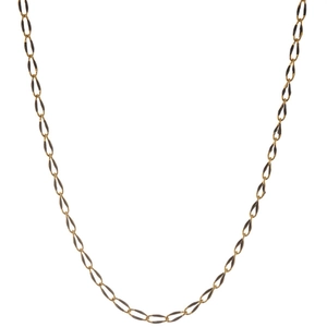 Minimalist Stainless Steel Drip Oil Lip Chain Necklace Gold Plated Enamel Geometric Link Necklace For Women Men Daily Accessory Jewelry