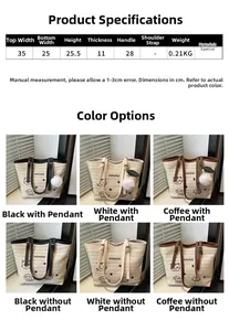 Tableau des tailles détaillé et dimensions du sac cabas en paille à motifs chat