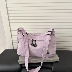Borsa a Tracolla Donna in Nylon Grande Capacità Leggera Resistente all'Acqua Casual Spalla Messenger Cinghia Regolabile