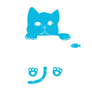Luminous blue cat and dog switch sticker with paw prints for bedroom wall decor