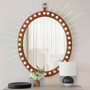 Glow-in-the-dark wall stickers with luminous dots and stars for kids' bedroom wall decor