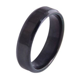 Bague Anneau En Acier Inoxydable Minimaliste Finition Polie Brillante Bijoux De Mode Style Coréen Pour Hommes Et Femmes