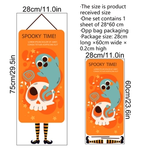 Halloween wall sticker set featuring spooky ghosts and orange pumpkins decoration decals
