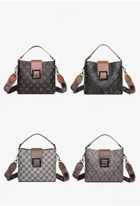 Four stylish tote bags featuring diverse vintage prints and wide patterned shoulder straps