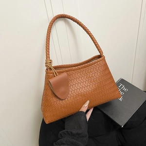 Geflochtene PU Leder Schulter Unterarmtasche Und Kleiner Beutel Mode Vielseitige Nische Handtasche Für Damen
