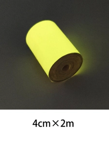 Nastro luminoso per scale 4cm x 2m con brillante bagliore verde fluorescente al buio
