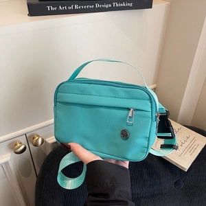 Women Lightweight Nylon Crossbody Bag Small Waterproof Shoulder Handbag With Adjustable Strap For Daily Travel Sports Casual
