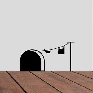 Cute Mouse Hole Silhouette Wall Sticker Creative Skirting Board PVC Decal For Living Room Bedroom Bathroom Decoration