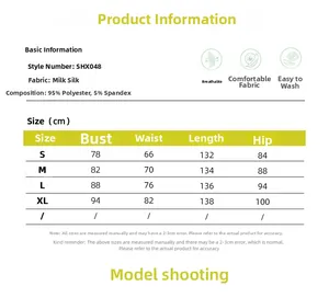 Size chart for women's slim fit printed sleeveless maxi dress detailing bust and hip measurements