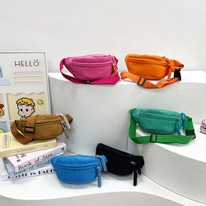 Sacs bananes colorés pour enfants en toile avec bandoulières réglables pour garçons