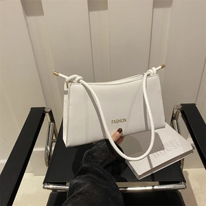 Sac Sous L'Aisselle Femmes Cuir PU Petit Sac À Épaule Carré Minimaliste Avec Bandoulière À Nœud Imprimé Mode Pour Le Quotidien