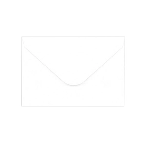 Classic white V-flap kraft paper envelope for party invitations and greeting cards