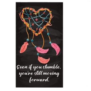 50 Inspirational lunch box notes featuring chalkboard style heart dreamcatcher designs